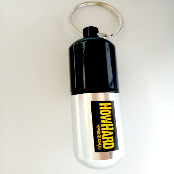 capsule shape alu keyholder