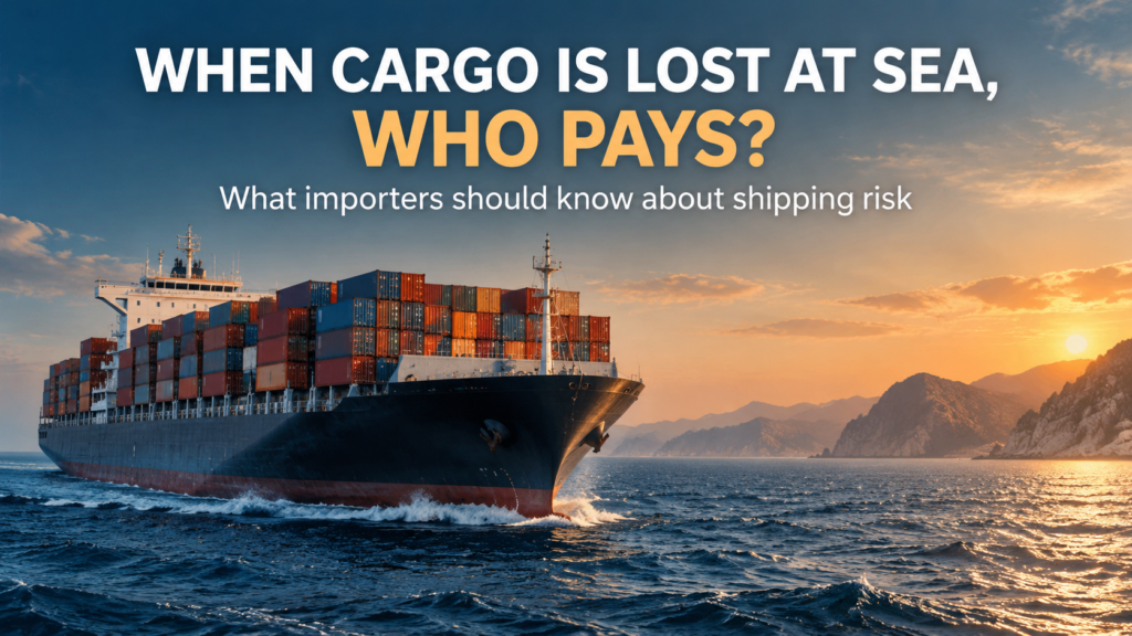Lost Cargo at Sea: Shipping Risk for Importers